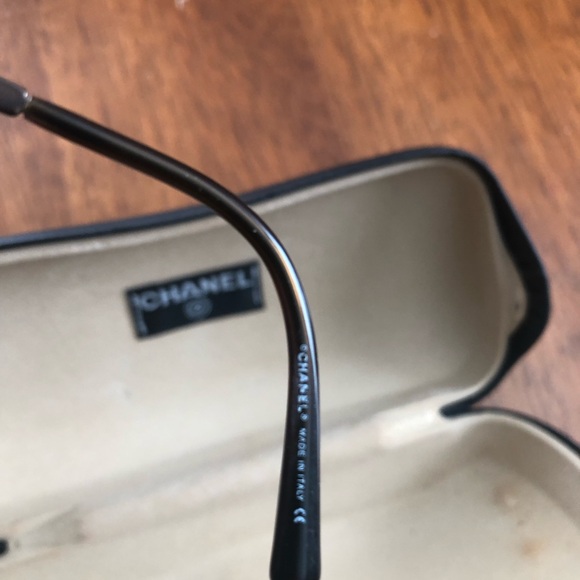 Authentic Chanel 4072-B Crystal CC Sunglasses Gradient Brown Vintage with Case. - Picture 14 of 14